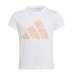 ADIDAS JG FLWR T  JI6220 ΠΑΙΔΙΚΗ ΒΑΜΒΑΚΕΡΗ ΜΠΛΟΥΖΑ T.Shirt ΚΟΡΙΤΣΙ ΛΕΥΚΗ